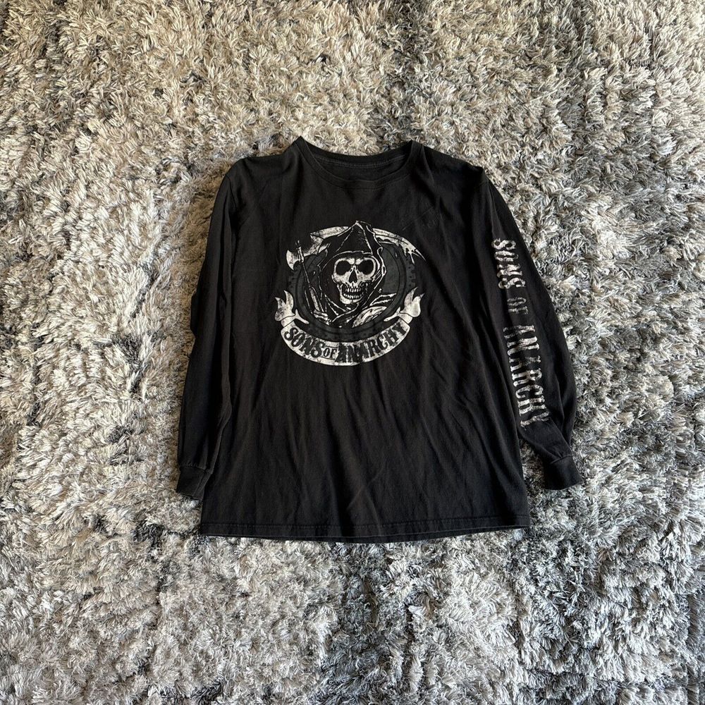 Autographed Sons of Anarchy Redwood Original Long Sleeve T-shirt Reaper Large